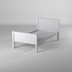 Twin Harmony Wood Platform Bed Dove Gray - Alaterre Furniture 20 Twin Harmony Wood Platform Bed Dove Gray - Alaterre Furniture -Baxton Studio Store GUEST 5173426e 04a7 4237 bcb1 c5ca86e28568