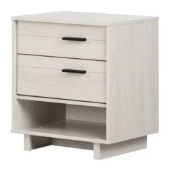 Fynn Nightstand With Cord Catcher - South Shore -Baxton Studio Store GUEST 5224f48e 75ea 4ddb 9934 77abb87f3fdb