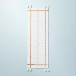 Bold Cross Stripes Tassel Rug Cream/Tan - Hearth & Hand™ With Magnolia 12 Bold Cross Stripes Tassel Rug Cream/Tan - Hearth & Hand™ With Magnolia -Baxton Studio Store GUEST 5339bf5a f9a7 455d 8155 624fc7ab37a7