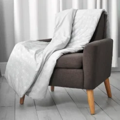 48"x72" Clean Comfort 20lbs Weighted Blanket With Removable Cover Gray - Sealy -Baxton Studio Store GUEST 53743d5a 6129 4510 8447 6fea7511f4ae