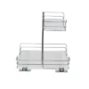 Household Essentials Double-Sided Pantry Organizer Nickel -Baxton Studio Store GUEST 558cc782 61be 44f3 930d 1da1675cdd2a