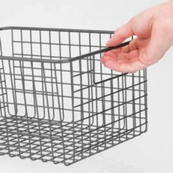MDesign Bath Metal Storage Organizer Basket - 4 Pack 12 MDesign Bath Metal Storage Organizer Basket - 4 Pack -Baxton Studio Store GUEST 55d70532 f99a 47c0 bc23 765e58dd3782