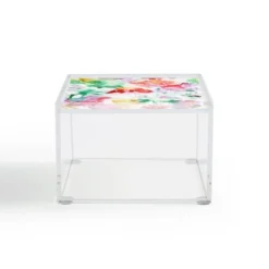 Ninola Design Spring Memories Floral Painting Acrylic Box - Deny Designs -Baxton Studio Store GUEST 58620cb6 b111 4a03 a944 8b3291746fe2