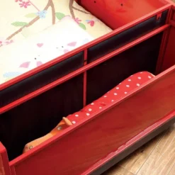 Twin Sumater Fire Truck Kids' Bed - Red/Black MiBasics -Baxton Studio Store GUEST 588834ea 6a67 4e61 909c cd726881b2f2