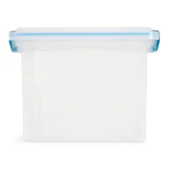 Sterilite 32 Quart Stackable Clear Plastic Storage Tote Container With Blue Gasket Latching Lid For Home And Office Organization, Clear -Baxton Studio Store GUEST 599d5c02 7af6 457c b7e8 d7088cc2ac3e