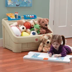 Step2 2-in-1 Toy Box - Tan 11 Step2 2-in-1 Toy Box - Tan -Baxton Studio Store GUEST 59e64e85 3ee3 46d9 b4fa 18c1eec1fff4