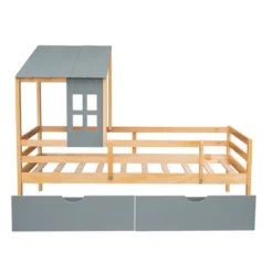 Twin Size House Low Loft Bed With Two Storage Drawers - ModernLuxe 16 Twin Size House Low Loft Bed With Two Storage Drawers - ModernLuxe -Baxton Studio Store GUEST 59f1f98a 2ce5 4ce2 984a 69d06f3f4ee6