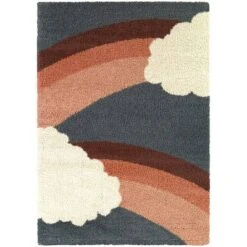 5'3"x7' Bella Rainbow Cloud Shag Kids' Rug - Balta Rugs 13 5'3"x7' Bella Rainbow Cloud Shag Kids' Rug - Balta Rugs -Baxton Studio Store GUEST 5b2dfeb1 6456 4684 bfe9 434af8d4a155