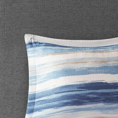 Madison Park 8pc Fairbanks Printed Seersucker Comforter And Coverlet Set Collection 8 Madison Park 8pc Fairbanks Printed Seersucker Comforter And Coverlet Set Collection - Image 6