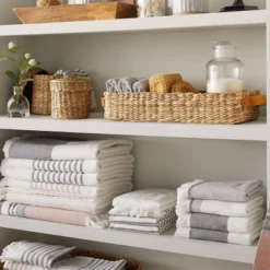 Woven Bath Storage Canister Beige - Hearth & Hand™ With Magnolia -Baxton Studio Store GUEST 5d461430 3234 4cec add0 326ae5dc41b1