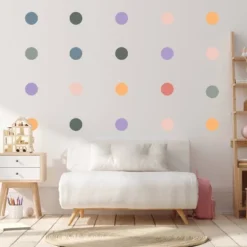 Polka Dots Wall Decor Neutral - Decalcomania -Baxton Studio Store GUEST 5d4c104b d9b0 472b 907e 8f172612132d