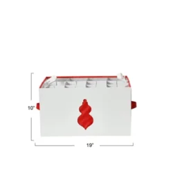 Household Essentials Ornament Storage Chest With 24 Pockets Green 19 Household Essentials Ornament Storage Chest With 24 Pockets Green -Baxton Studio Store GUEST 5faa4f44 8841 4839 b058 4d87d597e309