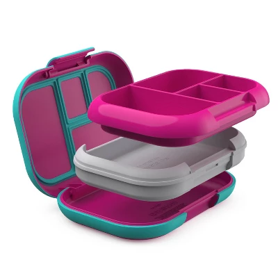 Bentgo Kids' Chill Lunch Box, Bento-Style Solution, 4 Compartments & Removable Ice Pack 6 Bentgo Kids' Chill Lunch Box, Bento-Style Solution, 4 Compartments & Removable Ice Pack - Image 4