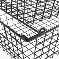 Set Of 3 Storage Bins - Basket Set For Toy, Kitchen, Closet, And Bathroom Storage - Small, Medium, And Large Shelf Organizers By Home-Complete (Black) -Baxton Studio Store GUEST 61b67f6f 6485 49cf 841c 23c06aef0a2d