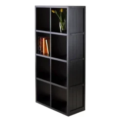 40.08" 9pc Timothy Set Storage Shelf 4X2 With Baskets Black - Winsome -Baxton Studio Store GUEST 638e8f48 17dd 4e39 bbf1 ca2cd86641c4