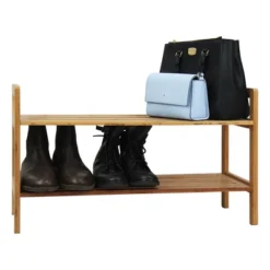 Oceanstar 2 Tier Shoe Rack, Square -Baxton Studio Store GUEST 65722682 00e6 40e6 9dfb 875746836832