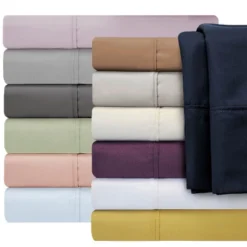 Luxury Solid Deep Pocket Cotton Blend Bed Sheet Set By Blue Nile Mills -Baxton Studio Store GUEST 661c8838 4878 488d 917e b872a340950a