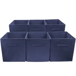 Sorbus 11 Inch Cube Storage Organizer Bins - 6 Pack -Baxton Studio Store GUEST 66e2592f ce13 4a2b bdca 7af95ec82d68