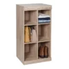 Honey-Can-Do 6 Compartment Divided Cube Cabinet Oak -Baxton Studio Store GUEST 67e836ac 4c73 4b76 b6da 396cdaf277d3
