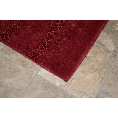 24"x40"Essence Nylon Washable Bathroom Rug Chili Red - Garland Rug 6 24"x40"Essence Nylon Washable Bathroom Rug Chili Red - Garland Rug - Image 4