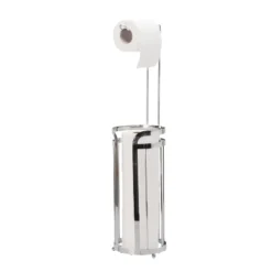 Mod Freestanding Toilet Tissue Holder Chrome - Bath Bliss -Baxton Studio Store GUEST 6a321c43 e93b 4401 b50b d8377ffb0a62