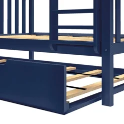 Max & Lily Twin Over Twin Bunk Bed With Trundle 14 Max & Lily Twin Over Twin Bunk Bed With Trundle -Baxton Studio Store GUEST 6b0031d2 8f9f 47a2 8bd6 3e3c59ae8579