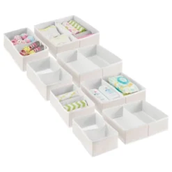 MDesign Fabric Child/Kids Drawer Organizer, 2 Sizes, Set Of 8 -Baxton Studio Store GUEST 6b752e23 bfad 4714 ae0a 33b4cb4a56d2