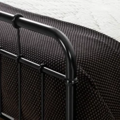 Twin Hankel Metal Platform Bed With Headboard And Footboard Pure Black - South Shore -Baxton Studio Store GUEST 6bae7f8c 5399 4a57 b3ba 4ed435c0ec20