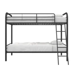 Twin Over Twin Evan Metal Bunk Bed - Room & Joy -Baxton Studio Store GUEST 6cac2542 f978 4461 9b1e b3fd54663d34