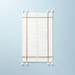 Bold Cross Stripes Tassel Rug Cream/Tan - Hearth & Hand™ With Magnolia 14 Bold Cross Stripes Tassel Rug Cream/Tan - Hearth & Hand™ With Magnolia -Baxton Studio Store GUEST 6cc8f106 81f2 4c56 a259 7849943cb5a5