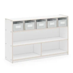 Guidecraft EdQ Shelves And 5 Bin Storage Unit - 30" 11 Guidecraft EdQ Shelves And 5 Bin Storage Unit - 30" -Baxton Studio Store GUEST 6df9742e 5ec1 4610 8473 7608c0ed09a0