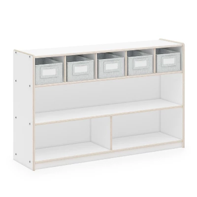 Guidecraft EdQ Shelves And 5 Bin Storage Unit - 30" 7 Guidecraft EdQ Shelves And 5 Bin Storage Unit - 30" - Image 5