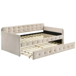 Twin Elyria Contemporary Tufted Daybed - MiBasics -Baxton Studio Store GUEST 6e09940e 19b4 4a0e 9be0 15c7d66602d7