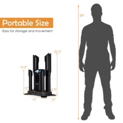 Costway Electric Shoe Boot Dryer 4 Shoes W/ 180 Mins Timer -Baxton Studio Store GUEST 6ed963d0 e977 4af0 b0e7 2e40ecce2f35