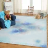 Colorful Blossom Kids Playroom Indoor Area Rug By Blue Nille Mills -Baxton Studio Store GUEST 6f256ecc 16f4 4041 9aac 40acf9adcf50