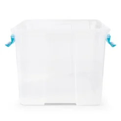 Sterilite 54 Quart Clear Plastic Stackable Storage Container Box Bin With Air Tight Gasket Seal Latching Lid Long Term Organizing Solution -Baxton Studio Store GUEST 6f27467c 52ef 43c8 98aa 0138a3556781