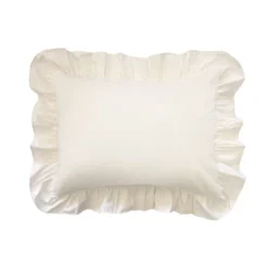 2pk Standard Ruffled Pillow Sham - Fresh Ideas -Baxton Studio Store GUEST 6fea5acf 3511 48c7 bc44 bd225f18ca02