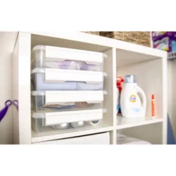 Plano 12"X13" Cubby Cube 4 Stackable Fits White Handle -Baxton Studio Store GUEST 6ff0ac53 c259 4605 891b 3366bebcaf5f