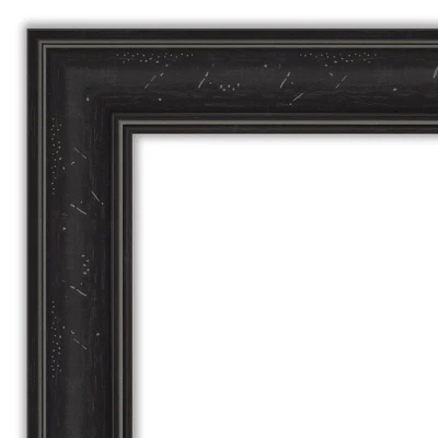 40" X 28" Non-Beveled Shipwreck Black Narrow Bathroom Wall Mirror - Amanti Art 4 40" X 28" Non-Beveled Shipwreck Black Narrow Bathroom Wall Mirror - Amanti Art - Image 2
