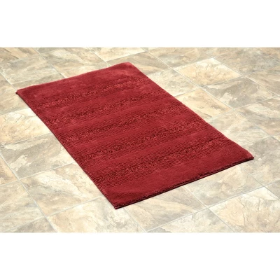 24"x40"Essence Nylon Washable Bathroom Rug Chili Red - Garland Rug 4 24"x40"Essence Nylon Washable Bathroom Rug Chili Red - Garland Rug - Image 2
