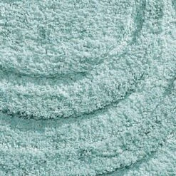 MDesign Round Microfiber Bathroom Spa Mat, Accent Rug, Machine Washable -Baxton Studio Store GUEST 736b22a3 a92b 414c b36b 1adc5ec6fac8