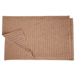 Classic Solid Eco-Friendly Modern Textured Premium Cotton Traditional 2-Piece Absorbent Bath Mat Set With Sturdy Cotton Backing By Blue Nile Mills -Baxton Studio Store GUEST 7475538e 6b30 4809 9264 b7ea3f60bb5d