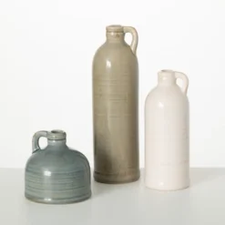 Sullivans Set Of 3 Bottle Vases 10"H, 7.5"H & 4"H -Baxton Studio Store GUEST 74be1d16 8f5c 4e4e 8cc2 359f0bd00917