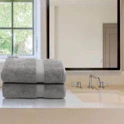 2pk Sinemis Turkish Bath Towel Collection Dark Gray - Linum Home Textiles 7 2pk Sinemis Turkish Bath Towel Collection Dark Gray - Linum Home Textiles -Baxton Studio Store GUEST 75099493 ea1b 4f27 a8f0 a02c7d103a6b