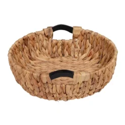 Honey-Can-Do 3pc Round Natural Baskets Wood -Baxton Studio Store GUEST 75bd367f ef4a 4c5c 935d efb927702bc2