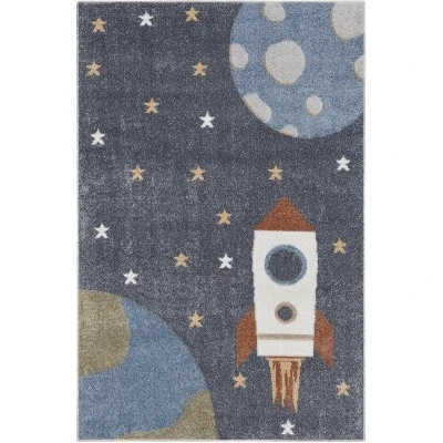 Nourison Kids Washable Space Rocketship Indoor Rug 16 Nourison Kids Washable Space Rocketship Indoor Rug - Image 14