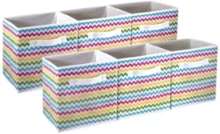 Sorbus 11 Inch Cube Storage Organizer Bins - 6 Pack -Baxton Studio Store GUEST 777d22de 4b26 4b5d b024 24c79745ebad