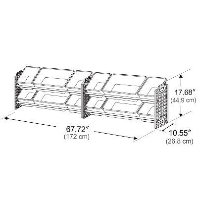 UNiPLAY Toy Organizer With Removable Storage Bins, Multi-Bin Organizer For Books, Building Blocks, School Materials, Toys With Baseplate Board Frame 9 UNiPLAY Toy Organizer With Removable Storage Bins, Multi-Bin Organizer For Books, Building Blocks, School Materials, Toys With Baseplate Board Frame - Image 7