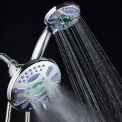 7" 48 Setting Elite High Pressure Ultra Luxury Three-Way Rainfall Shower Head Combo Chrome - AquaDance -Baxton Studio Store GUEST 7a4fe077 3ef3 4ac6 9684 fad581cae371