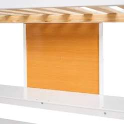 Wooden Loft Bed With Desk, Writing Board And 2 Drawers Cabinet - ModernLuxe -Baxton Studio Store GUEST 7acfba73 9673 4e11 a4c7 0d14d812425b